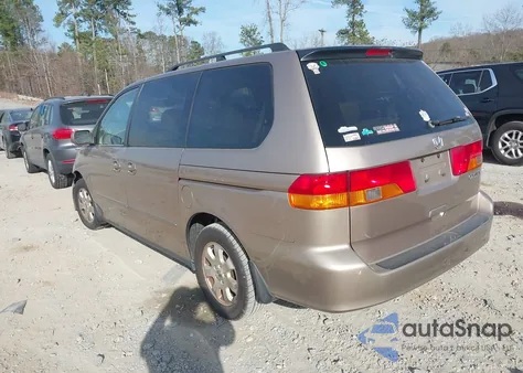 2003 Honda Odyssey Ex-L from USA, damaged, VIN 5FNRL180X3B009898